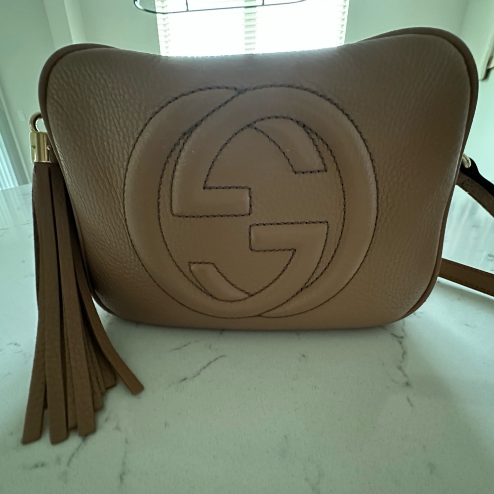 Gucci Soho Disco Leather Crossbody Bag with Tassel